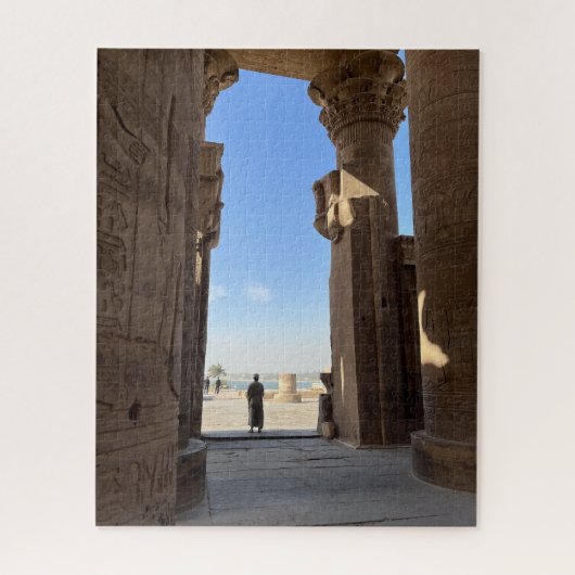 Tempel van Kom Ombo Egypte Legpuzzel (Verticaal)