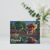 Tempel van Literatuur Vietnam Briefkaart (Staand voorkant)