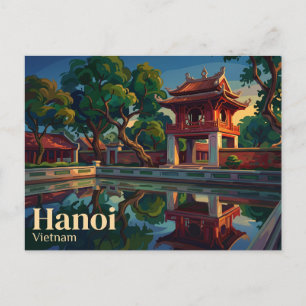 Tempel van Literatuur Vietnam Briefkaart