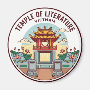 Tempel van Literatuur Vietnam Magneet