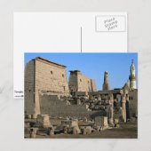 Tempel van Luxor, Luxor, Egyptische woestijn Briefkaart (Voorkant / Achterkant)