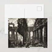 Tempel van Neptunus, Paestum - Giovanni Piranesi Briefkaart (Voorkant / Achterkant)