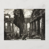 Tempel van Neptunus, Paestum - Giovanni Piranesi Briefkaart (Voorkant)