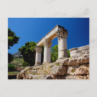 Tempel van Octavia, Korinthe, Griekenland Briefkaart