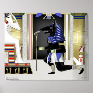 Tempel van Osiris Poster