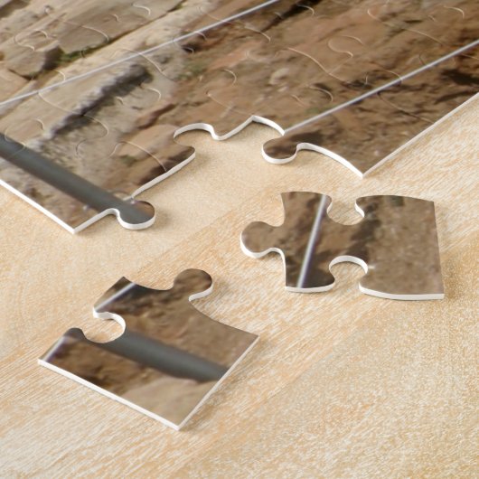 tempel van Poseidon, Griekenland van Athen Legpuzzel (Zijkant)