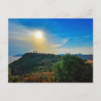 Tempel van Poseidon, Kaap Sounion, Griekenland Briefkaart