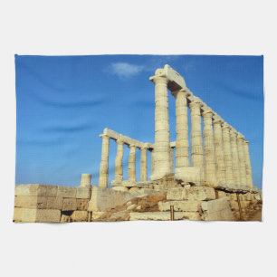 Tempel van Poseidon - Sounio Theedoek