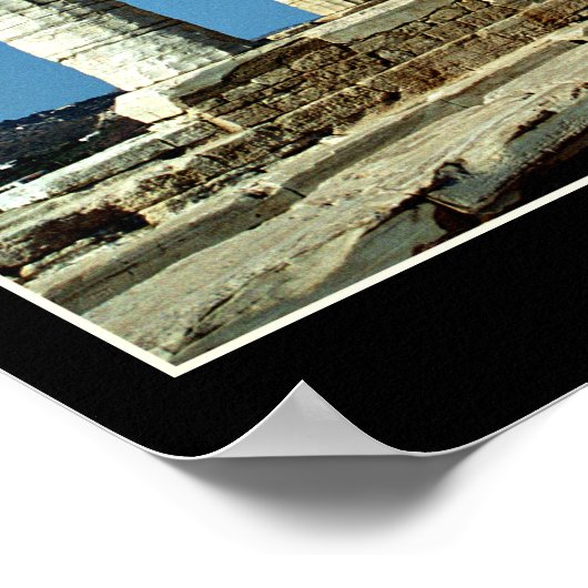 TEMPEL VAN POSIEDON POSTER (Hoek)