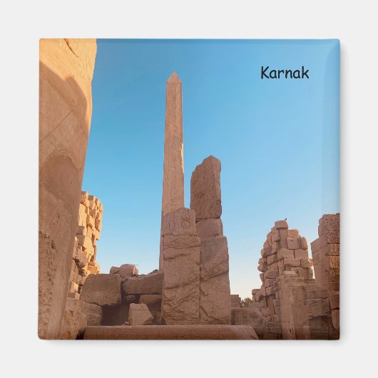 tempel van Ramses II - Karnak - Egypte Magneet (Voorkant)