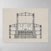 Tempel van Salomo, Heilige der Heiligen, Berg Zion Poster (Voorkant)