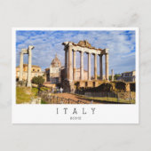 Tempel van Saturnus, Rome, Italië Briefkaart (Voorkant)