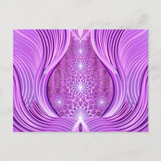 Tempel van Violet Light Briefkaart (Voorkant)