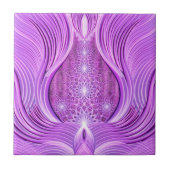 Tempel van Violet Light Tegeltje (Voorkant)