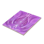 Tempel van Violet Light Tegeltje (Zijkant)