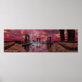 TEMPEL VAN WATER/HYPERION WERELD, Sci-Fi Poster (Voorkant)