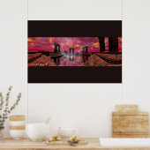 TEMPEL VAN WATER/HYPERION WERELD, Sci-Fi Poster (Keuken)