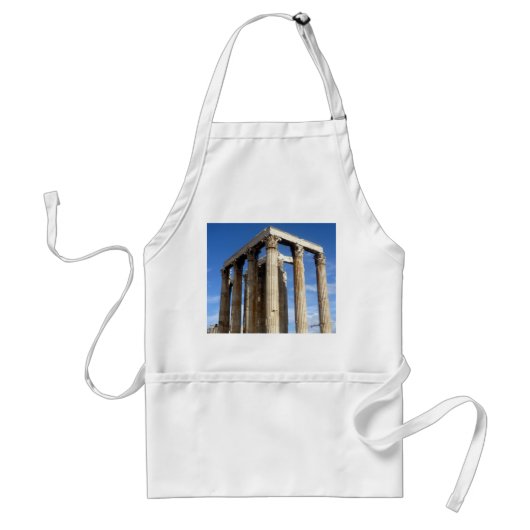 tempel zeus standaard schort (Voorkant)