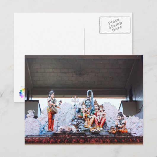 Tempelbeelden Briefkaart (Voorkant / Achterkant)