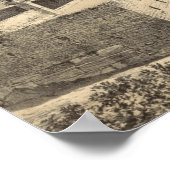 Tempelberg en berg Olijven in Jeruzalem Poster (Hoek)