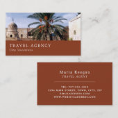 Tempelberg, Jerusalem Travel Agent Visitekaartje (Voorkant / Achterkant)