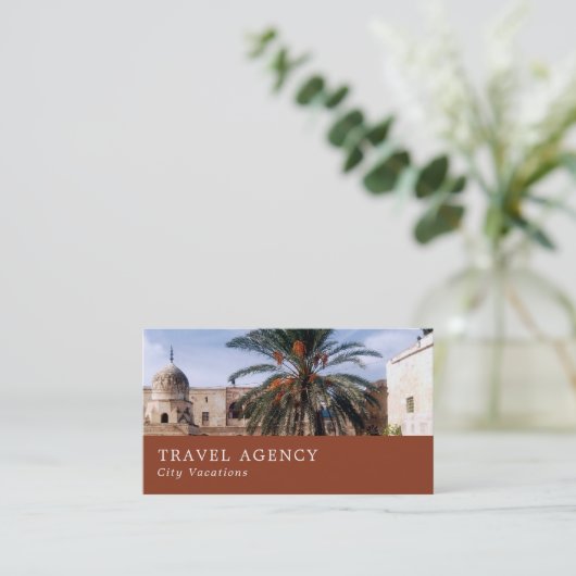 Tempelberg, Jerusalem Travel Agent Visitekaartje (Staand voorkant)
