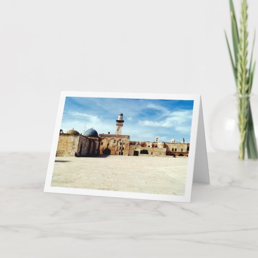 Tempelberg, Jeruzalem Kaart (Voorkant)