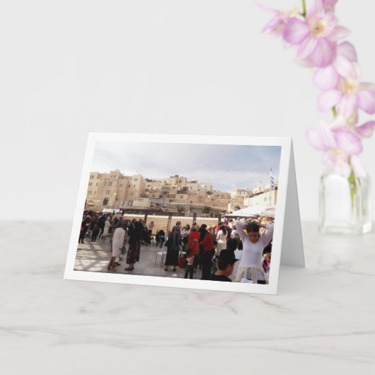 Tempelberg, Oude Stad van Jeruzalem, Israël Kaart (Orchidee)