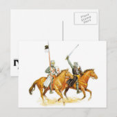 Tempelbrüder Briefkaart (Voorkant / Achterkant)