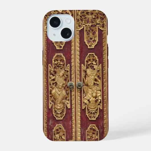 Tempeldeur iPhone 15 Case (Achterkant)