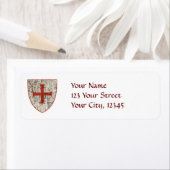 Tempelierkruis, in nood etiket (Insitu)