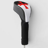 Tempeliers oorlogsvaandel golfheadcover (Schuin)