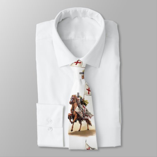 Tempeliers Ridder Kruisvaarders Stropdas (Gebonden)