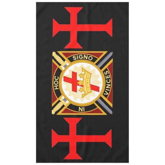 Tempeliers van de Ridder Tafelkleed (Voorkant)