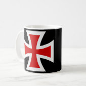 Tempelierskruis Koffiemok (Voorkant links)
