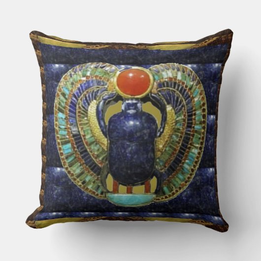 tempelkunst uit Egypte PYRAMIDS Kussen (Voorkant)