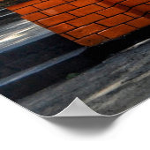 Tempelpoort Boeddhisme Indonesië Reizen Bestemming Poster (Hoek)