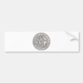 TEMPELRIDDER SYMBOOL BUMPERSTICKER (Voorkant)