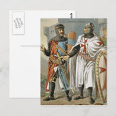 Tempelritter Briefkaart (Voorkant / Achterkant)