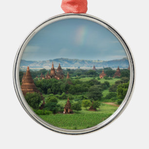 Tempels in Bagan, Myanmar Metalen Ornament