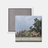 Tempels in Siem Reap, Cambodja Magnet (Voorkant / Achterkant)