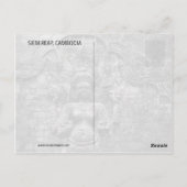 tempels van Angkor in Cambodja Briefkaart (Achterkant)