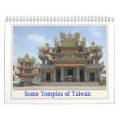 Tempels van Taiwan Kalender (Hoes)
