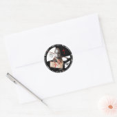Tempelstreiter Aufkleber Ronde Sticker (Envelop)