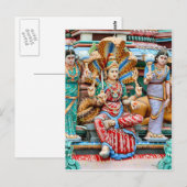 Tempeltapijten Briefkaart (Voorkant / Achterkant)