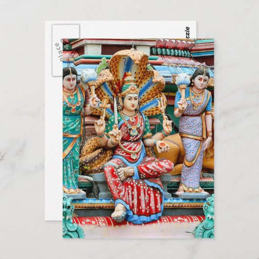 Tempeltapijten Briefkaart (Voorkant / Achterkant)