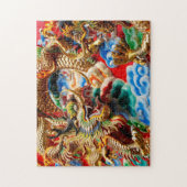 Tempeltrekjes in Bangkok Legpuzzel (Verticaal)