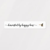 Temper bestendige honingbij-imkerpotafdichting labels (Design 1)