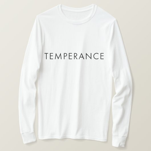 temperament t-shirt (Design voorkant)