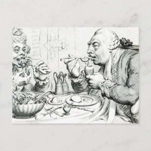 Temperance bij een ruggenmerg briefkaart